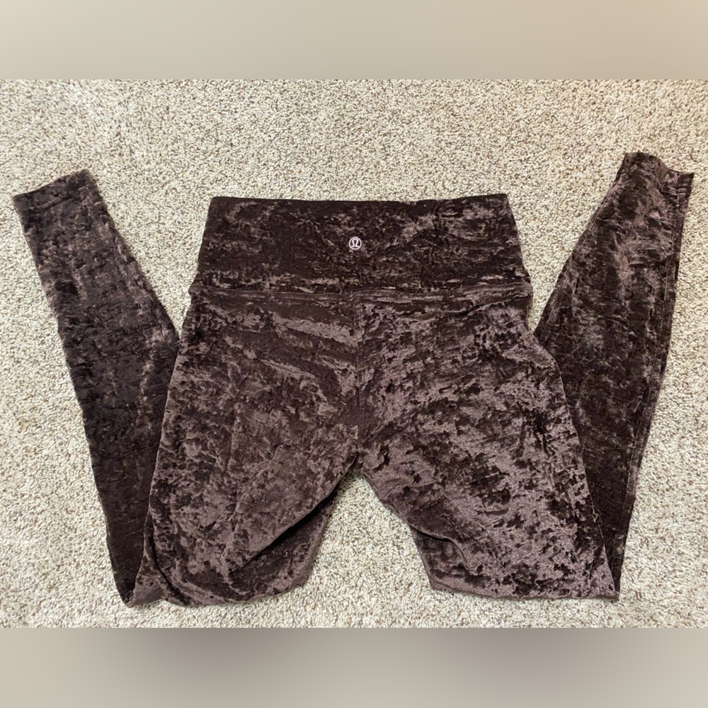 Lululemon Brown Velvet leggings